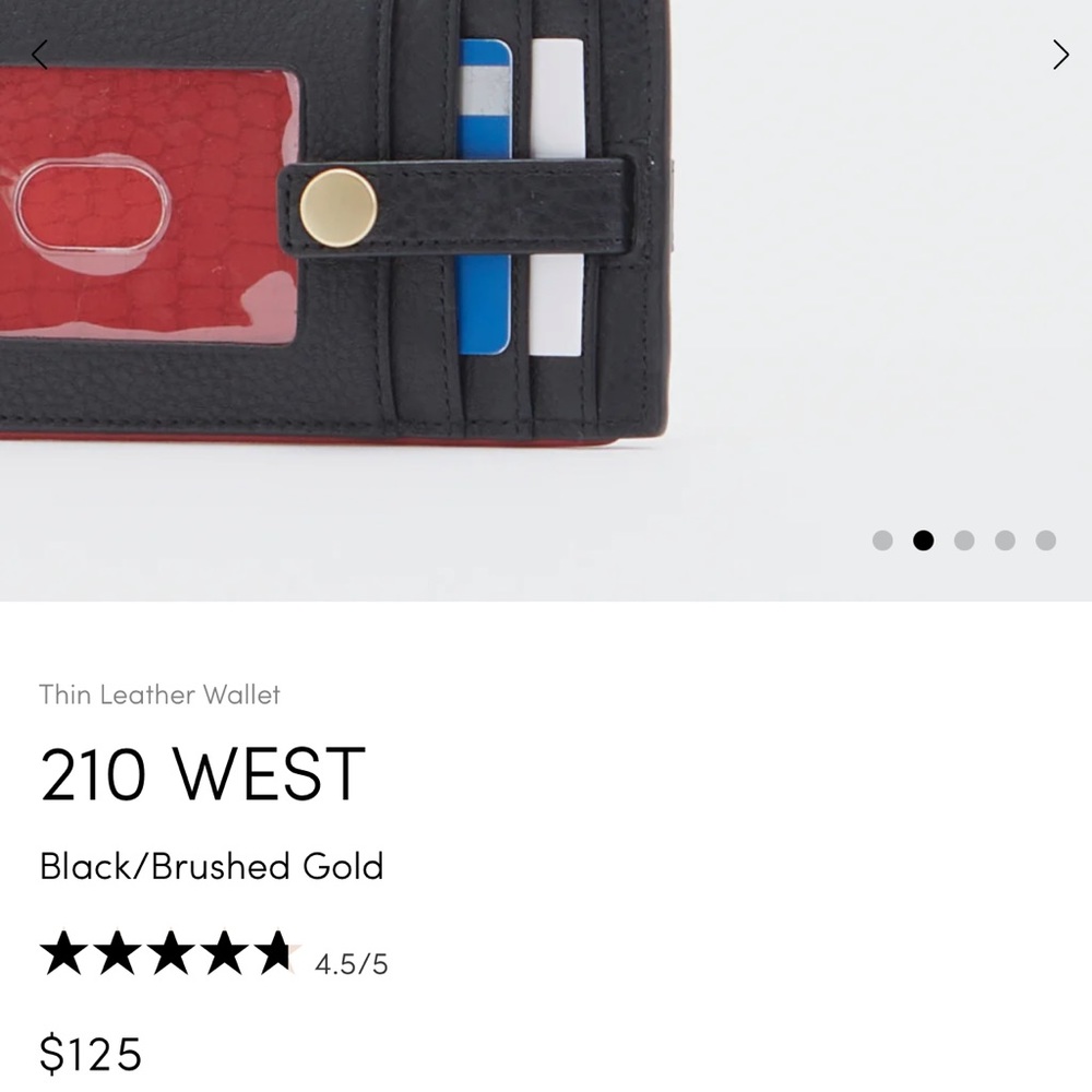 Hammitt brand new small card wallet